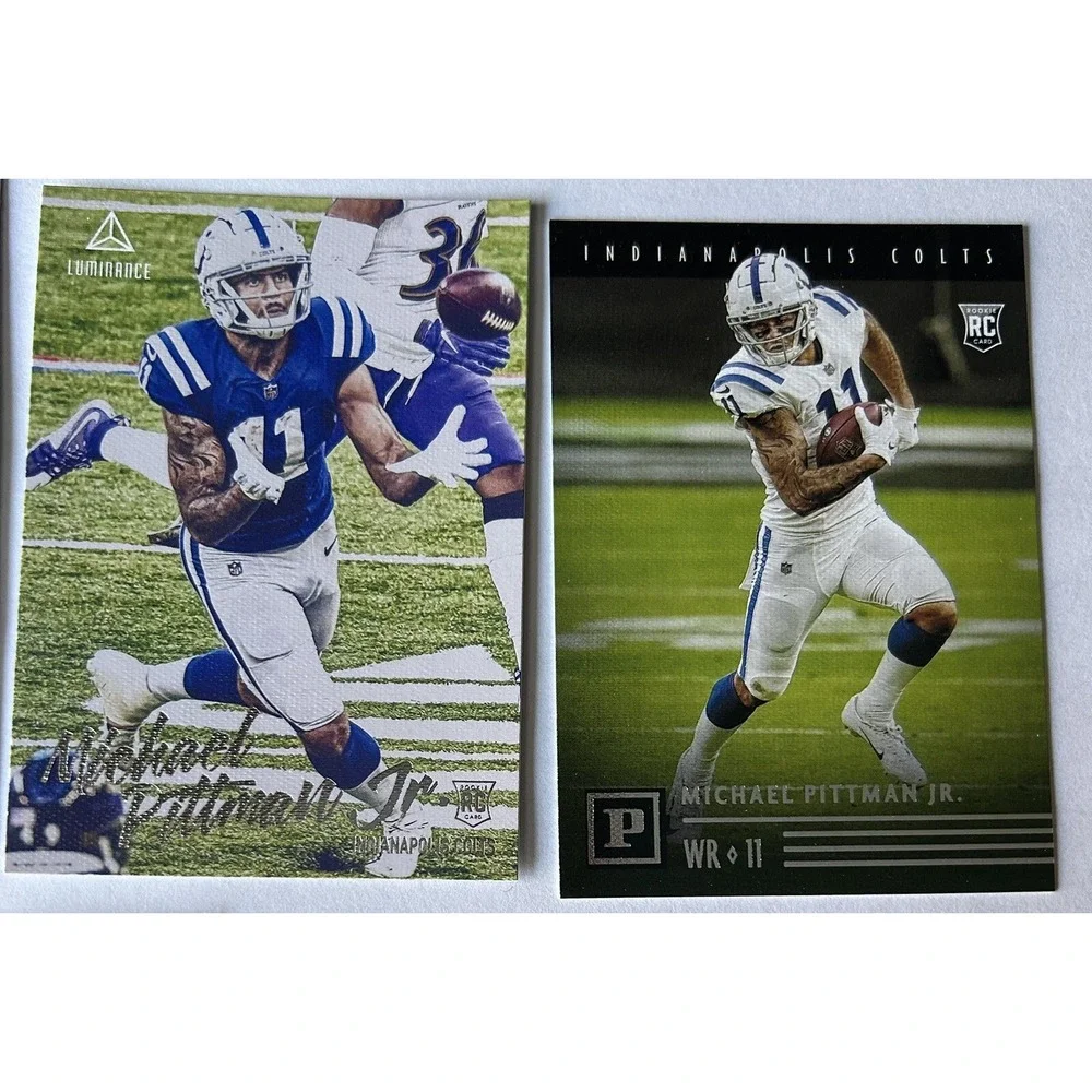 Michael Pitman Jr. Lot of 5 Panini Indianapolis Colts Football Cards (X8)